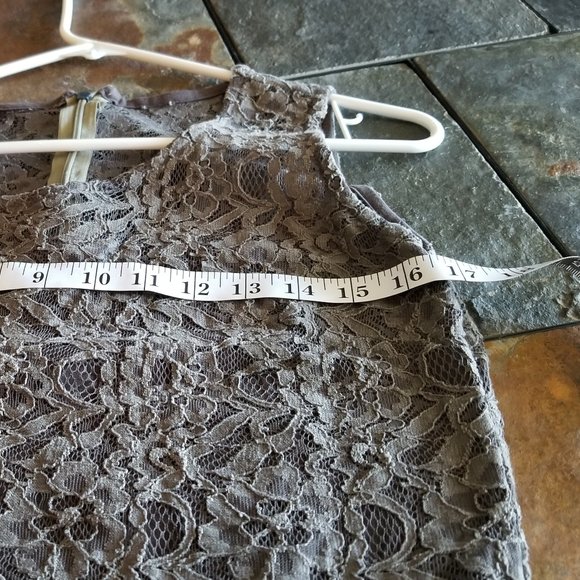 COPY - Silvery Lace Top - Picture 7 of 8